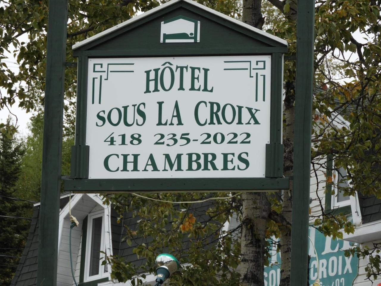 Hotel Sous La Croix 152725 Tadoussac Exteriér fotografie